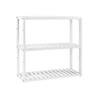 BADZIMMERREGAL - Weiß, Holz (54/15/60cm) - Hansiro