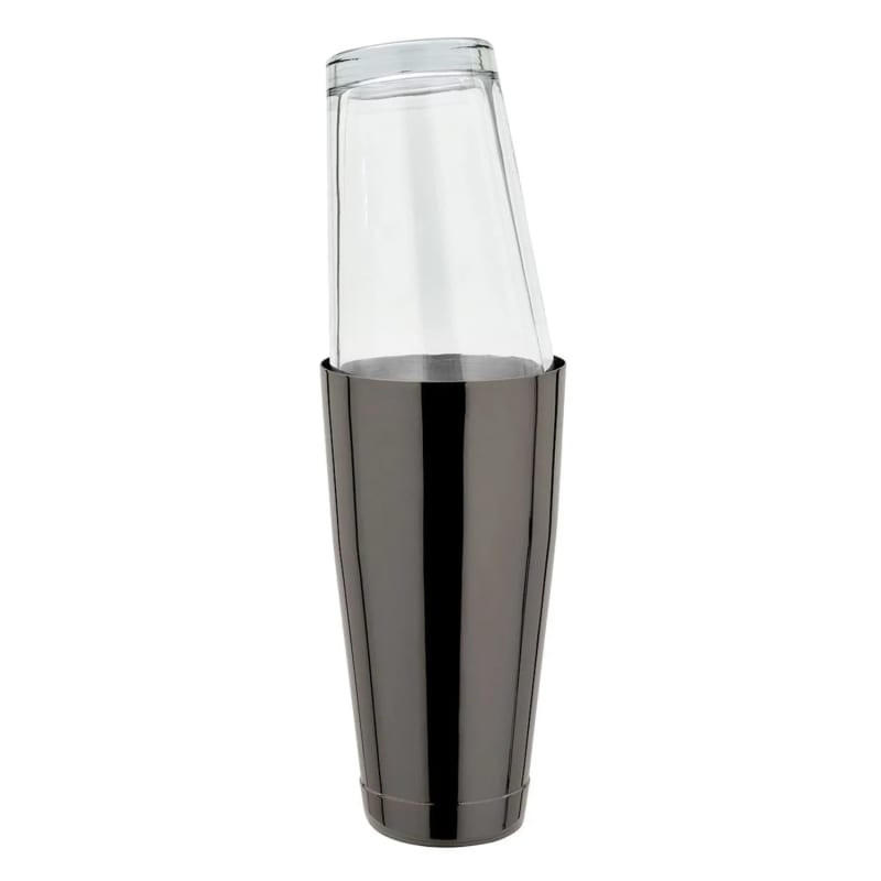 COCKTAILSHAKER Edelstahl, Gunmetal Black, 28oz - Graphitfarben, Metall (9.3/18/9.3cm) - ich-zapfe