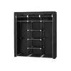 STOFFSCHRANK KLEIDERSCHRANK - Schwarz, Textil (45/150cm) - Hansiro