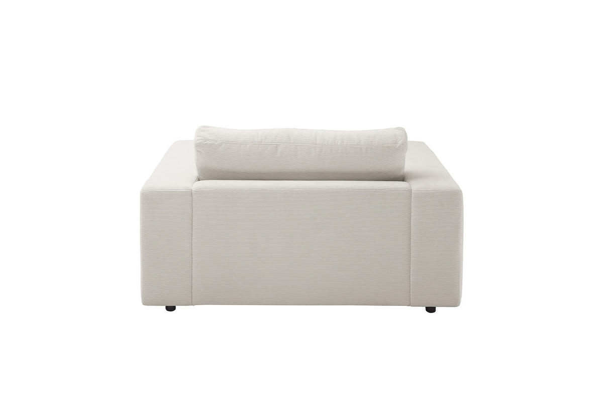 LONGSEAT MADELINE Silber Cord - Silberfarben/Schwarz, Kunststoff/Textil (150/86/170cm) - KAWOLA