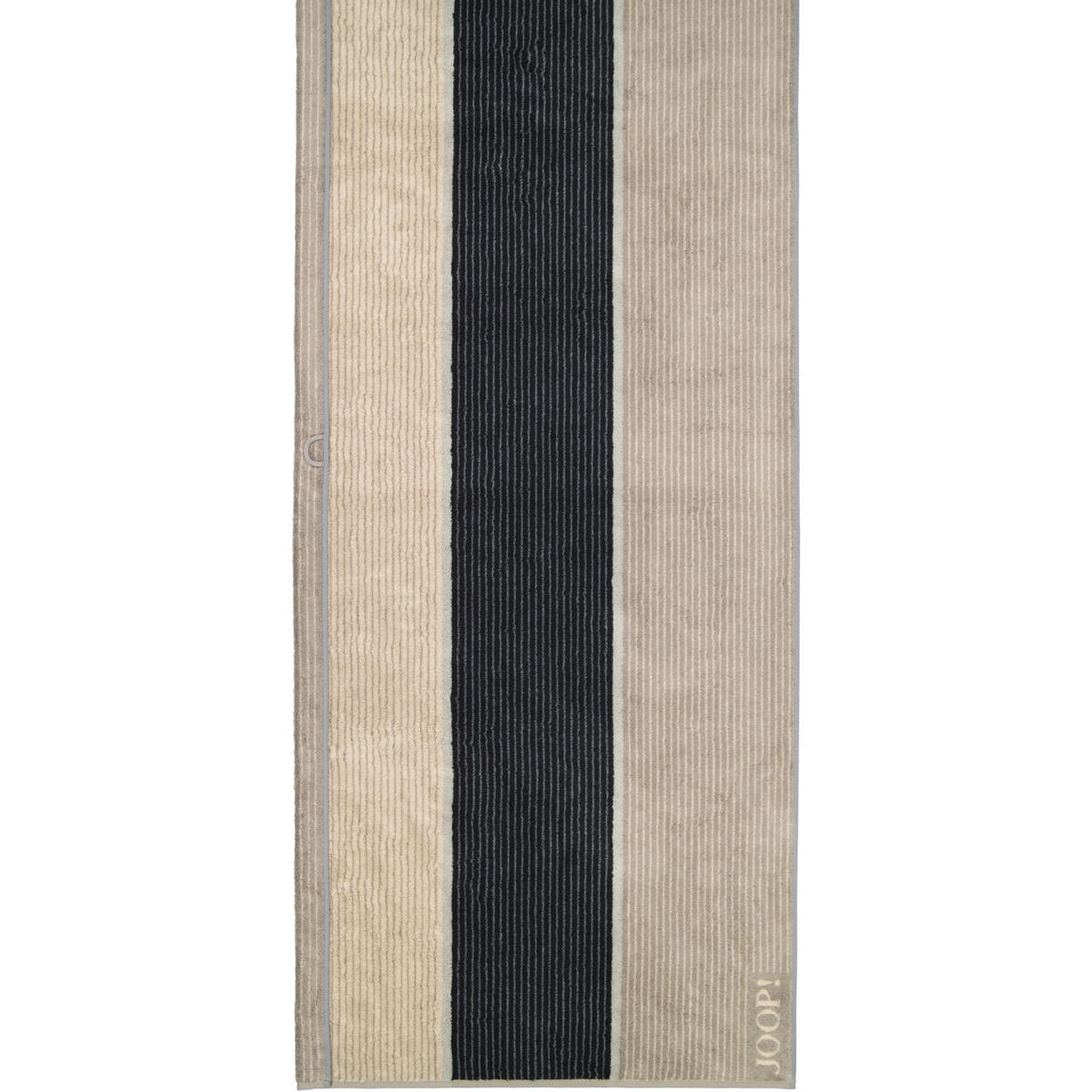 SAUNATUCH SIGNATURE LINES 1658 GRAPHIT - 70 - Grau, Textil (80/200cm) - Joop!