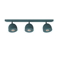 DECKENLEUCHTE Campanella X3 - Blau, Metall (6.5/69/18cm) - Lumicom