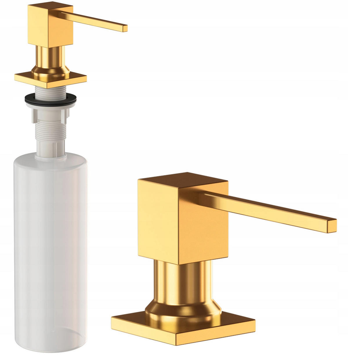 GRANITSPÜLE Best mit Siphon Batterie - Weiß, Kunststoff/Stein (76/44/18cm) - Granitan