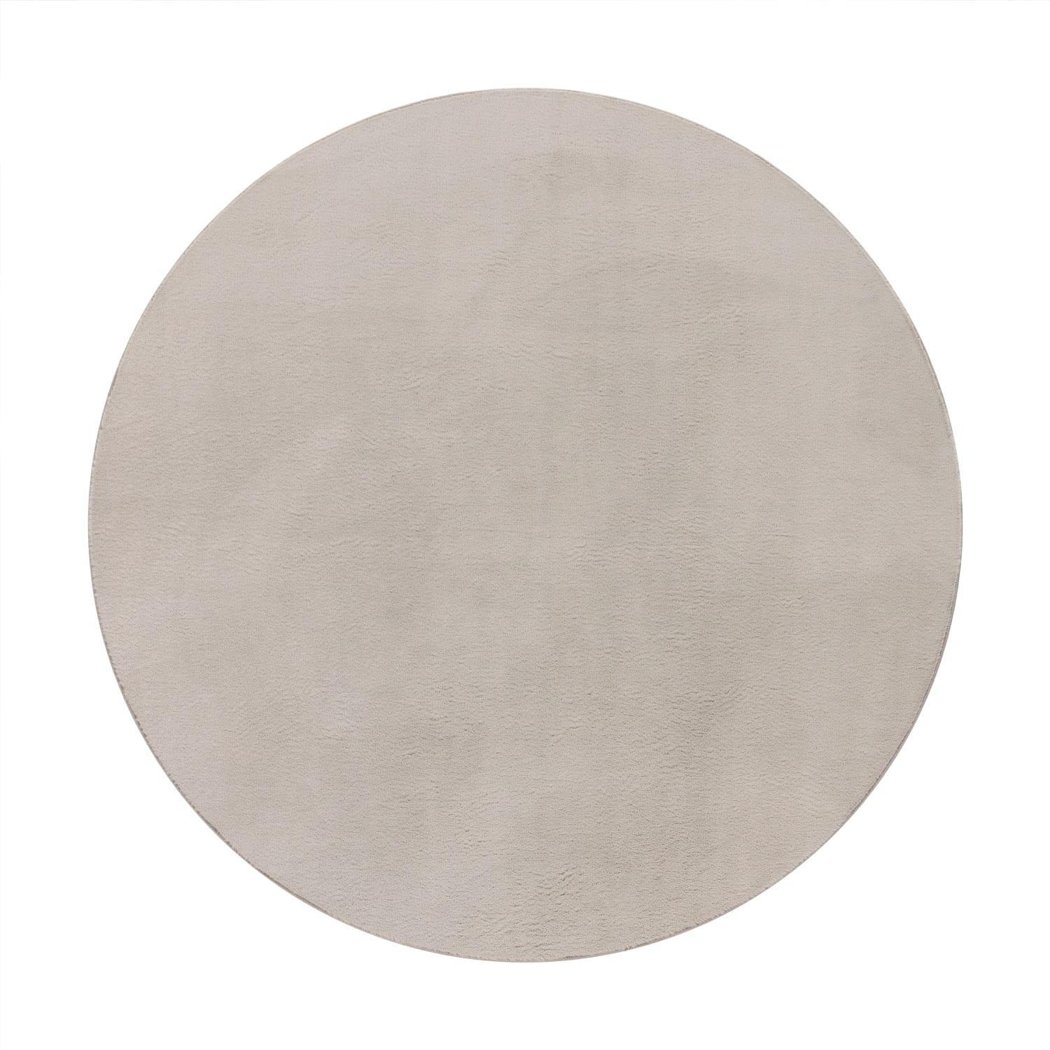 HOCHFLORTEPPICH 120/120 cm Soft 380 - Beige, Kunststoff (120/120cm) - Paco Home