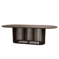 ESSTISCH aus Mangoholz 200x110x76cm, dunkelbraun - Dunkelbraun, Holz (200/110/76cm) - Giga Meubel