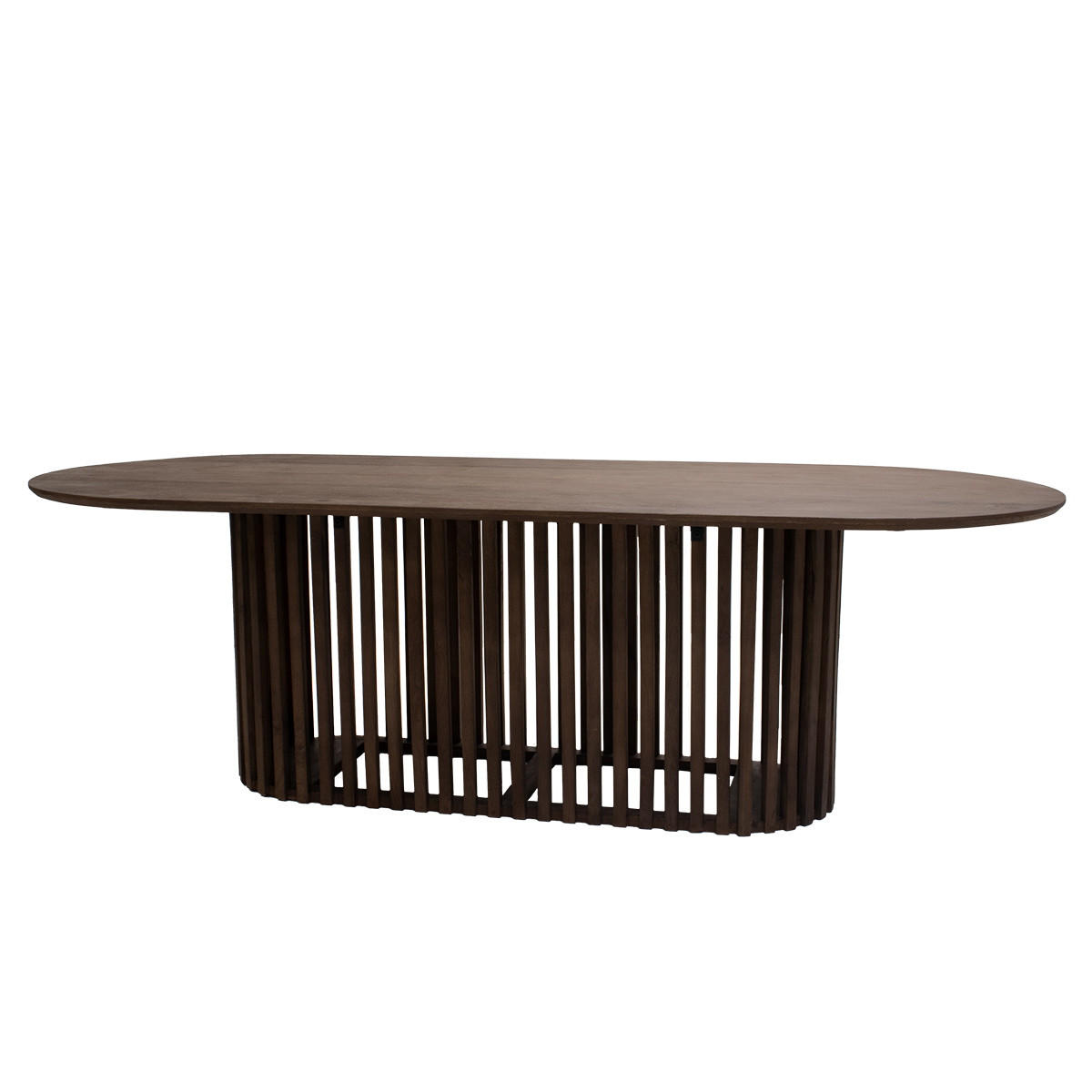 ESSTISCH aus Mangoholz 200x110x76cm, dunkelbraun - Dunkelbraun, Holz (200/110/76cm) - Giga Meubel