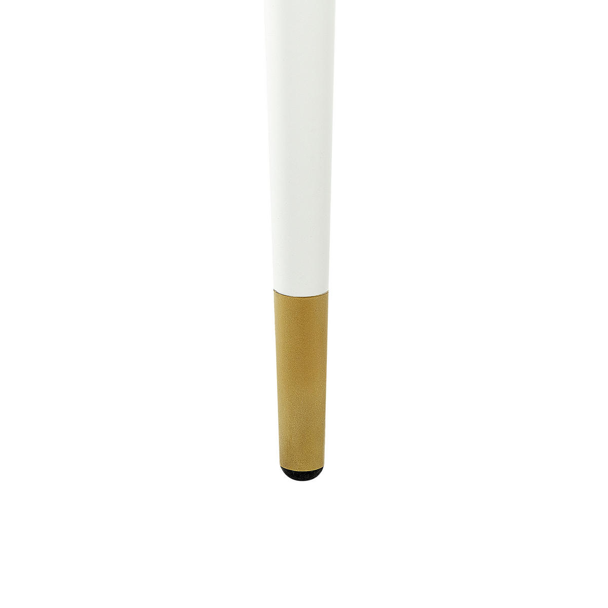 ESSTISCH 120/70/75 cm Marmor Oval Gutiere - Weiß, Holzwerkstoff (120/70/75cm) - Beliani