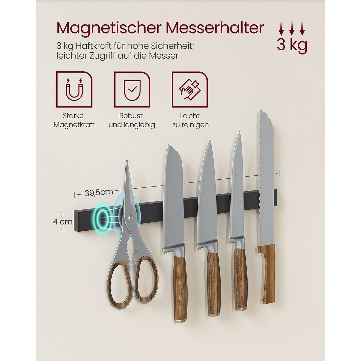 KÜCHENREGAL BERLIN - Braun, Metall (90/167.3/42cm) - Hansiro