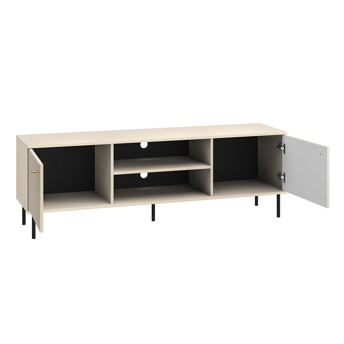 TV-MÖBEL Nova Beige - Beige, Holzwerkstoff (160/53/40cm) - Petits-meubles