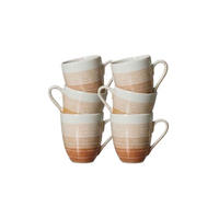 KAFFEEBECHER Trio Braun 320 ml 6er Set - Braun, Keramik (0.32L) - Ritzenhoff Breker
