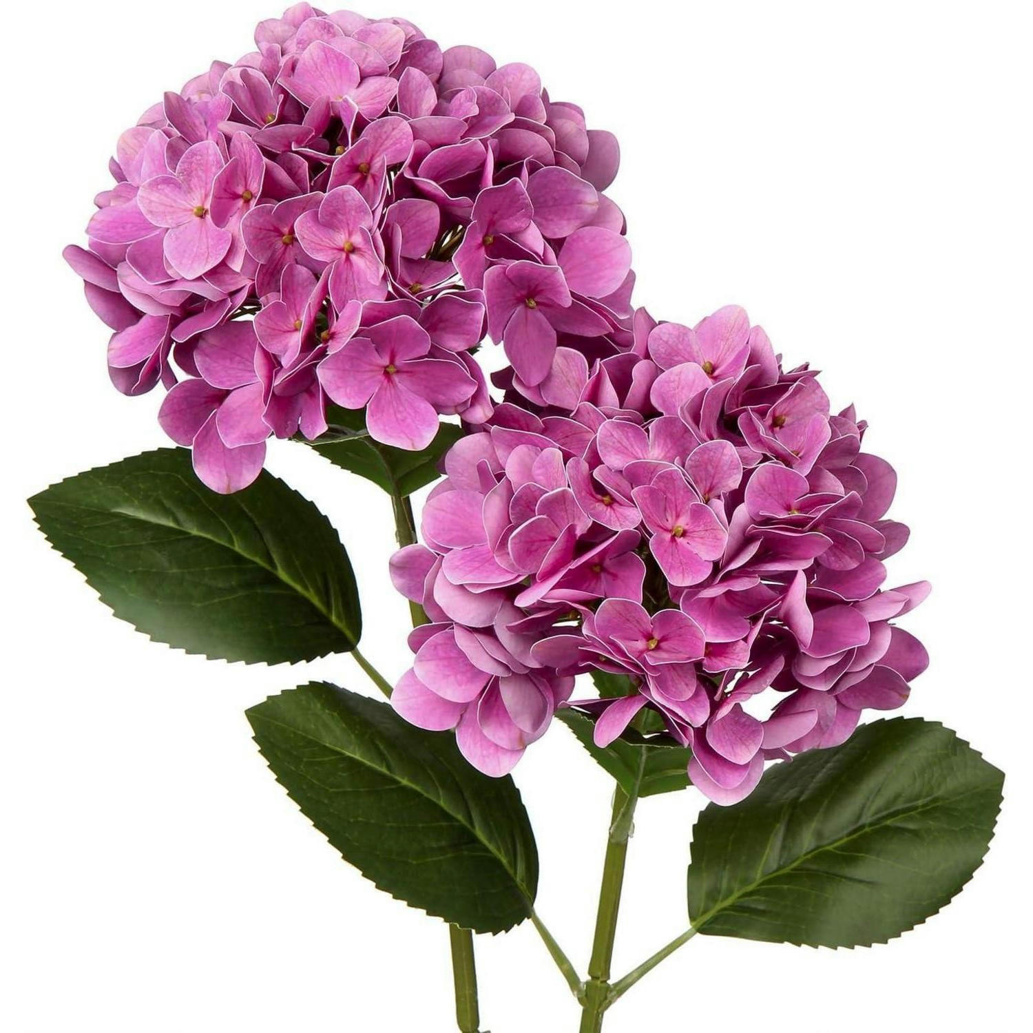 KUNSTHORTENSIE 2 Stück Pale Violetred 63 cm - Flieder, Kunststoff (10cm)