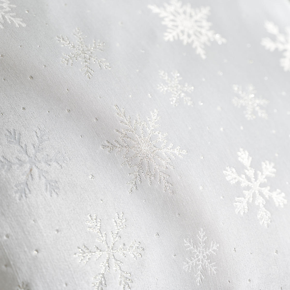 BETTWÄSCHE Jacquard PRECIOSITA, 160x200 cm, Weiß, Winter Weihnachten Bettbezug, Weihnachtsdeko, Christmas, Weihnachtsmotiv - Weiß, Textil (160/200cm) - home&you