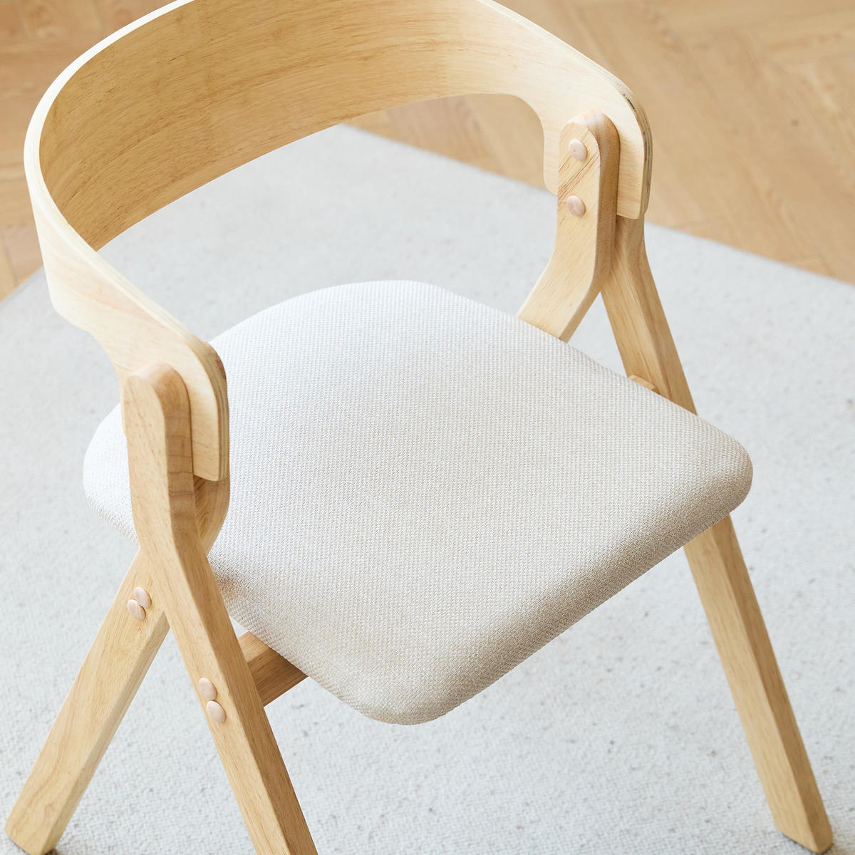 STUHL 2er-Set Holz Braun - Braun, Holz (55/76/58cm) - Nordlys
