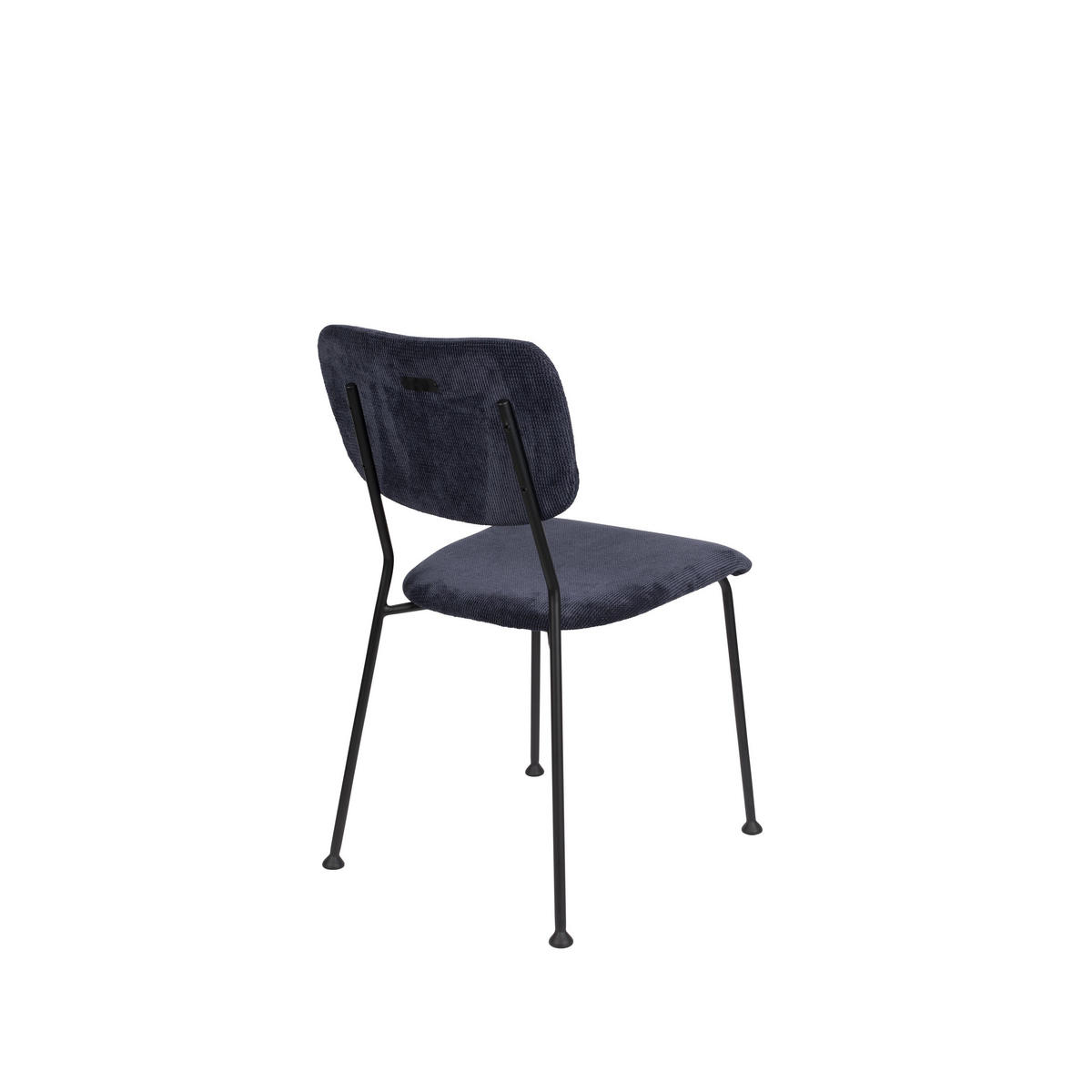 ESSZIMMERSTUHL Benson Dunkelblau - 2 er Set - Blau, Textil (47/81/56cm) - Zuiver