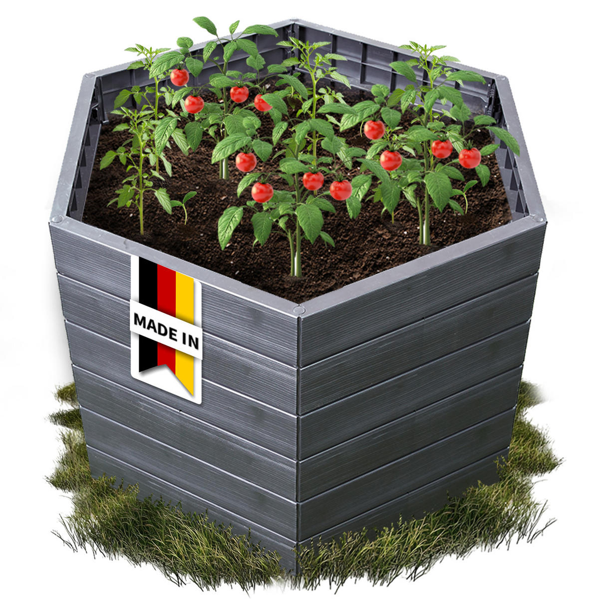 HOCHBEET L 75, inkl. Wassersparsystem - Braun, Kunststoff (110/75/110cm) - GARANTIA