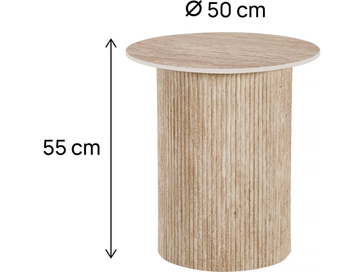 COUCHTISCH eclat Braun - Braun, Holz (50/50/55cm) - Habitat Garten