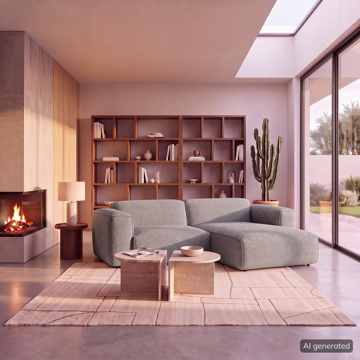 1,5-SITZER ECKSOFA mit Longchair - Schwarz/Grau, Kunststoff/Textil (260/173cm) - home24