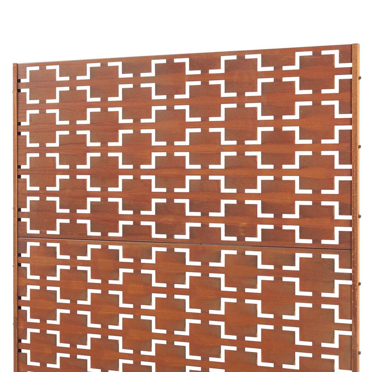 TRENNWAND Basciano - Rostfarben, Metall (120/180/40cm) - casa.pro