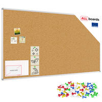 PINNWAND mit Alurahmen 180x100cm - Braun, Holz (180/100/1.6cm) - ALLboards