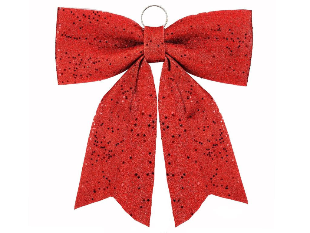 Laalu Weihnachtsschleife Rot 52 cm