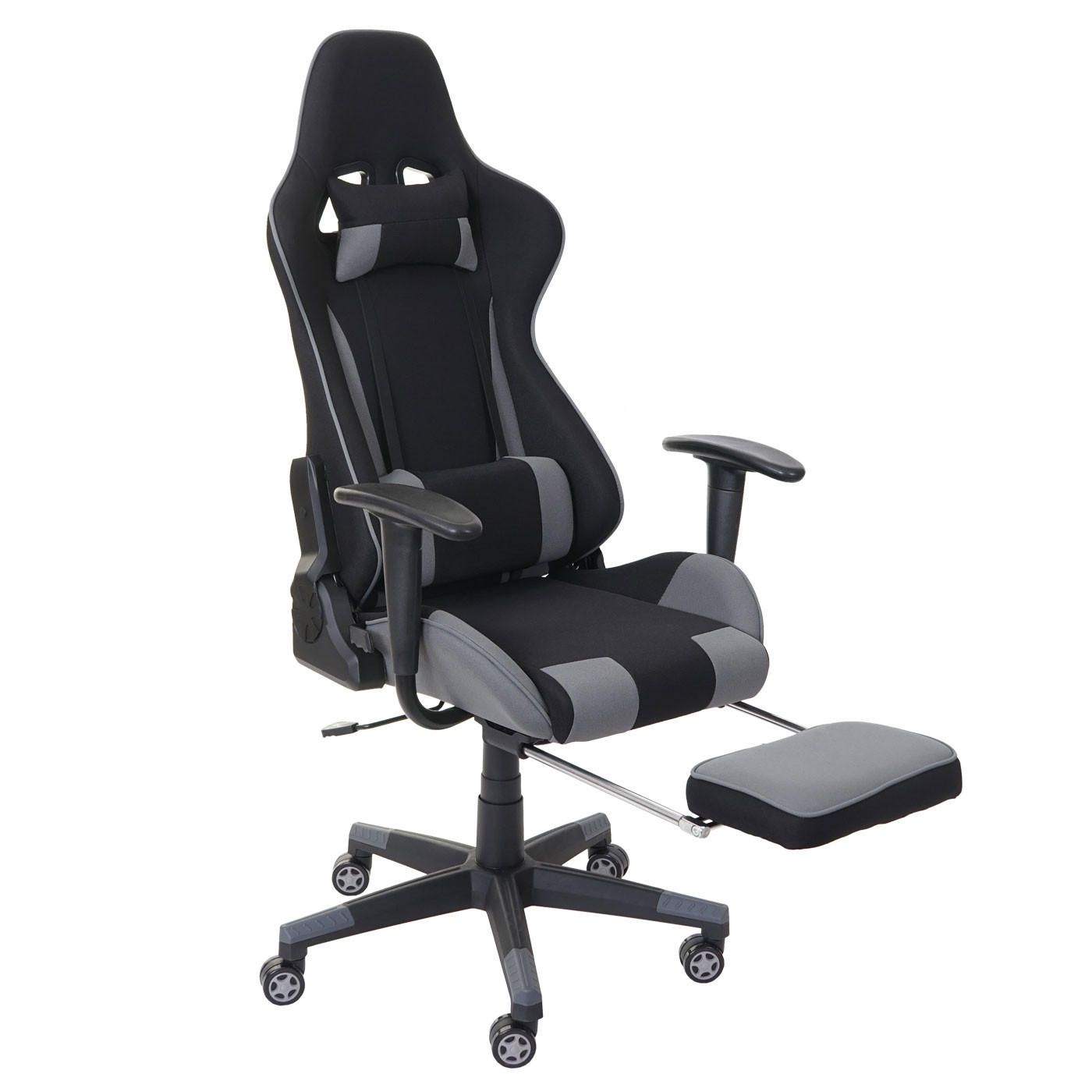 BÜROSTUHL Schwarz, Grau - Schwarz/Grau, Textil (67/139/68cm) - MCW