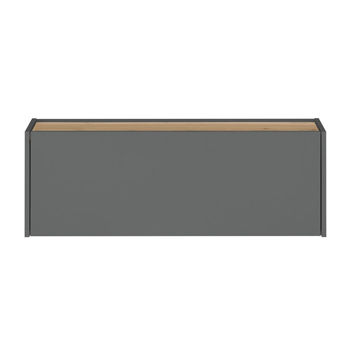 HÄNGESCHRANK Crisp-61 - Anthrazit, Holzwerkstoff (100/35/30cm) - Lomado