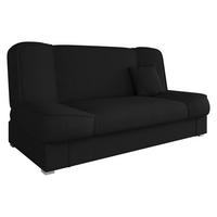 SCHLAFSOFA Gabi - Silberfarben/Schwarz, Holz/Kunststoff (175/80/80cm) - MIRJAN24