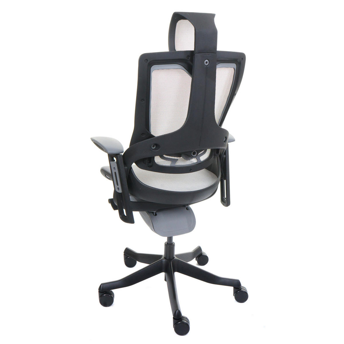 BÜROSTUHL MERRYFAIR Grau - Grau, Textil (75/138/68cm) - MCW