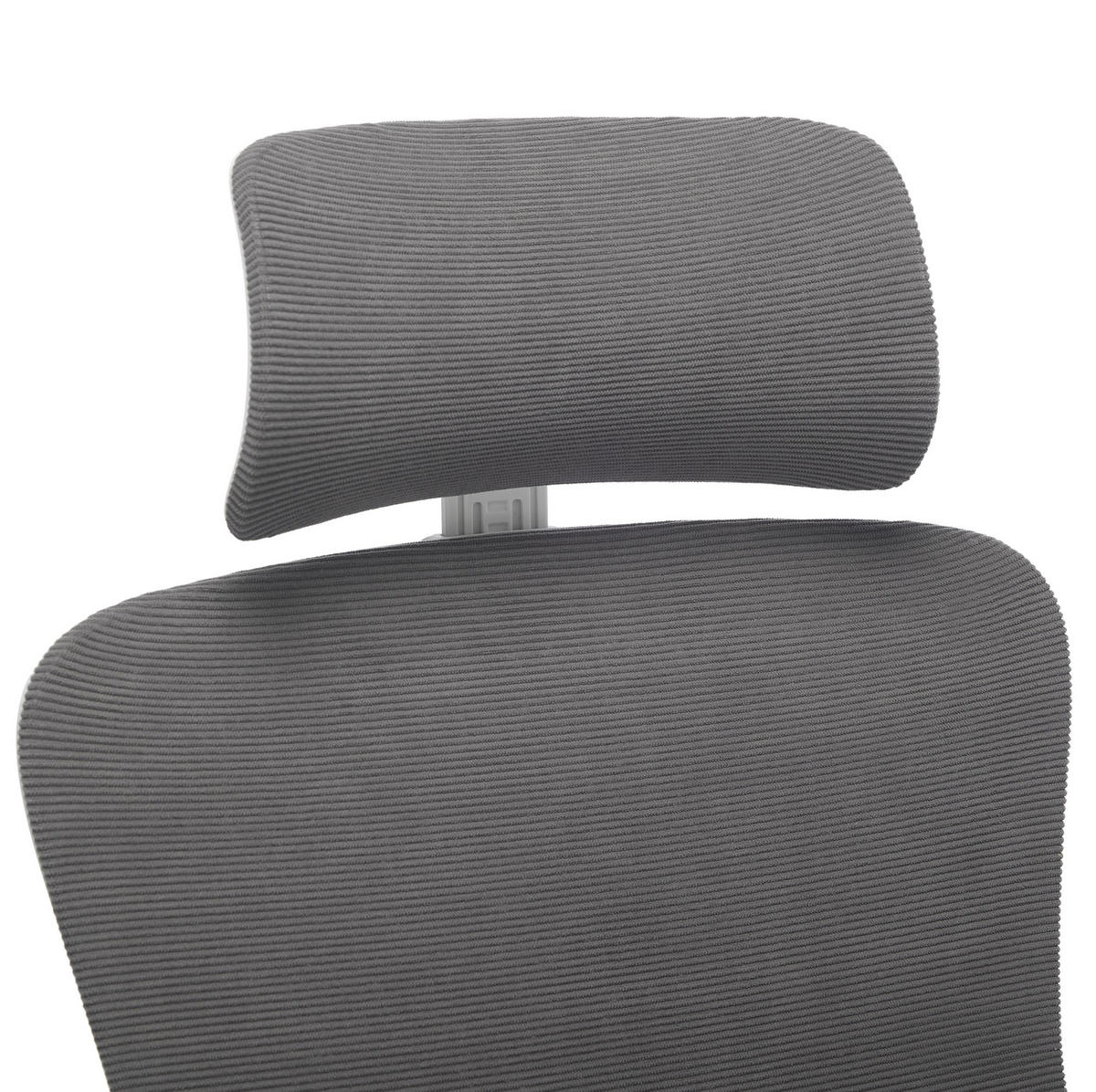 BÜROSTUHL höhenverstellbar mit Klapparmlehnen Grau - Grau, Kunststoff (65/108/58cm) - Meubliv
