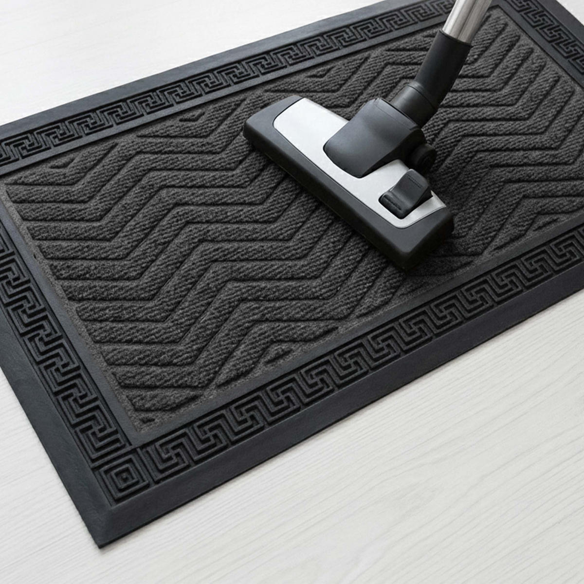 ROHOŽ - čierna, plast (60/40cm) - Relaxdays