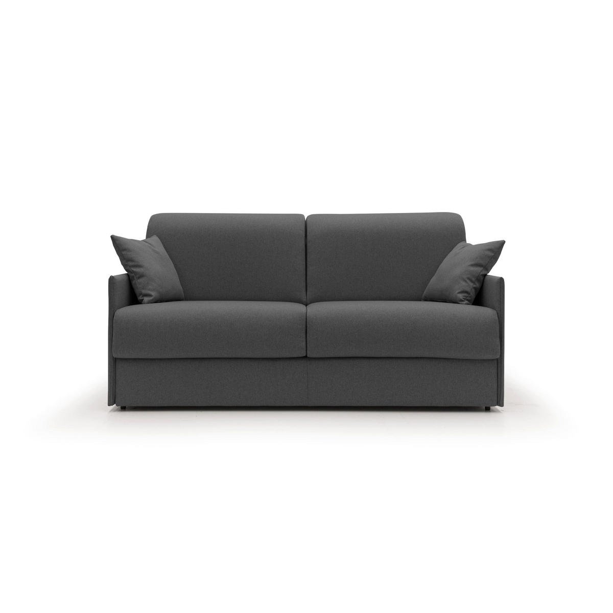 SCHLAFSOFA Evans - Anthrazit, Textil (169/90/96cm) - Divani.store