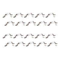 MÖBELGRIFFE Papua, L127mm, 76mm Achsenabstand, Zamak, Altsilber 20er-set - Silberfarben, Kunststoff (1.3/4/12.7cm) - EMUCA