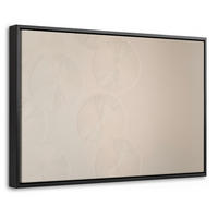 LEINWAND Bilder mit Rahmen - Japandi - Beige - Modern - 30x20 - Ecru, Textil (30/20cm) - MuchoWow