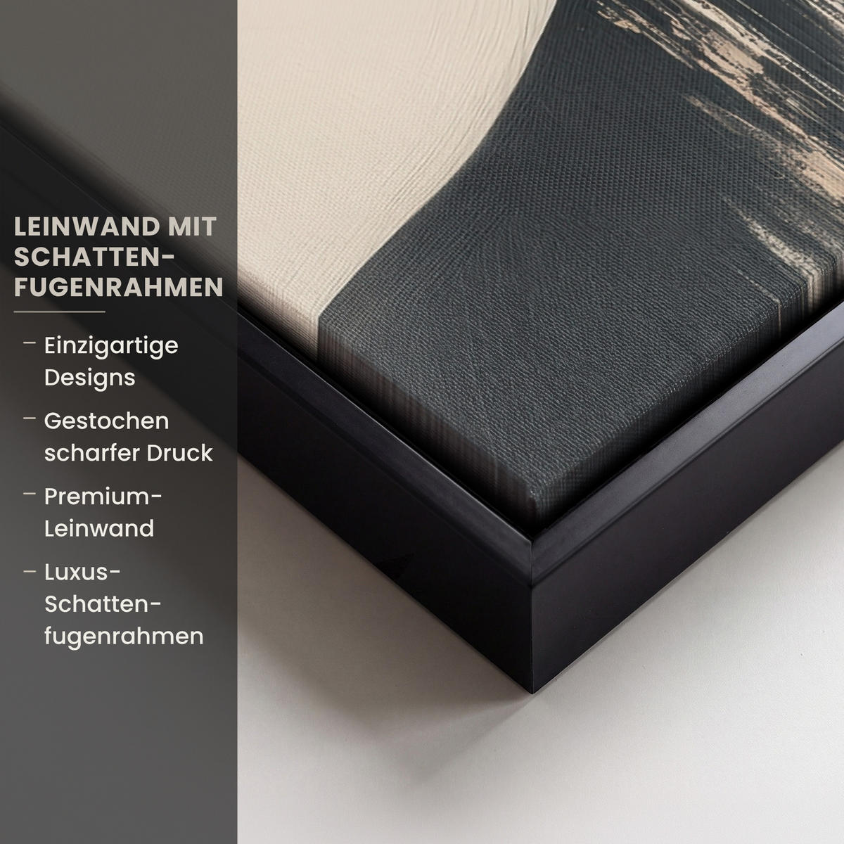 LEINWAND Bilder mit Rahmen - Frau - Hut - Farbe - 70x100 - Goldfarben, Textil (70/100cm) - MuchoWow