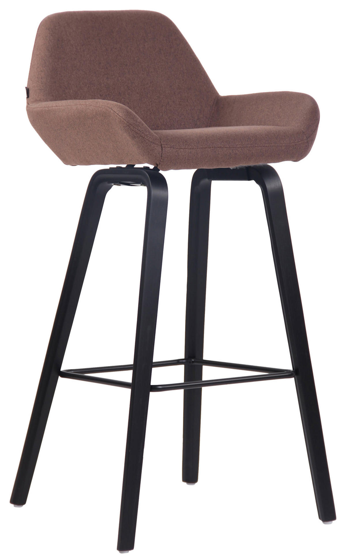 BARHOCKER Stoff braun - Braun, Textil (52/103/51cm) - CLP