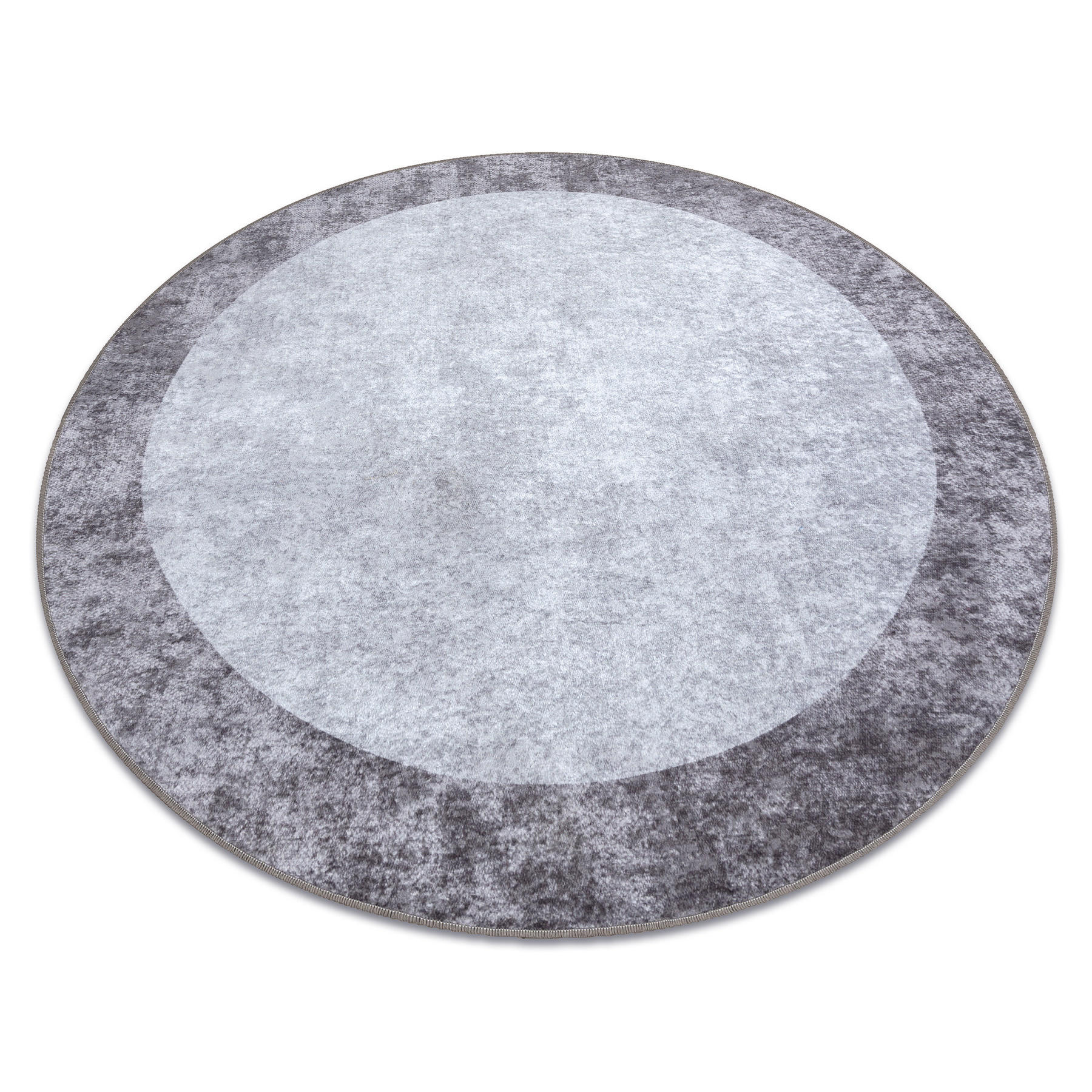 rugsX Teppich Grau 120x120 cm