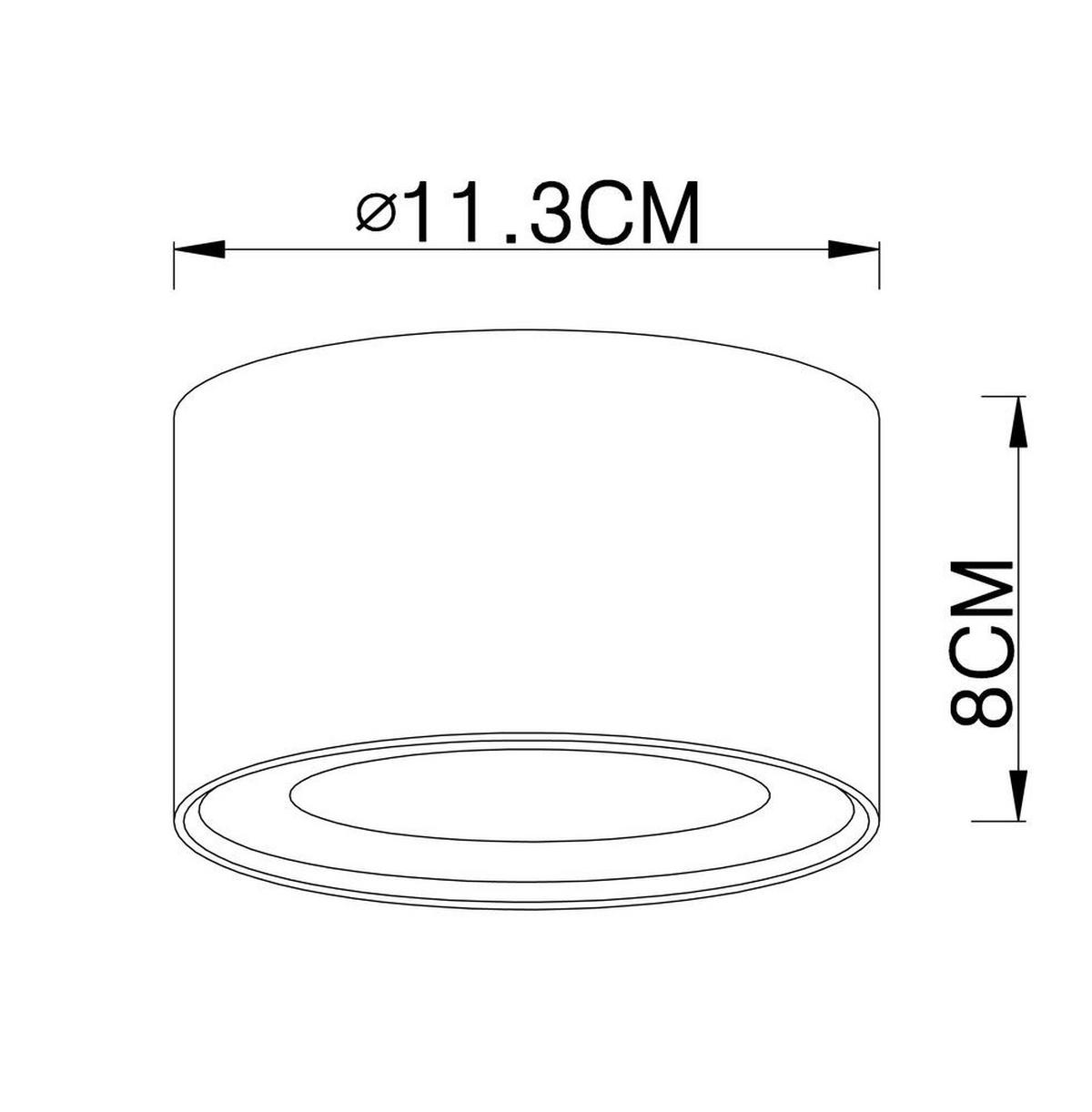 LED DECKENLEUCHTE SERENA Silber Metall Glas - Silberfarben, Metall (11.3/11.3/8cm)