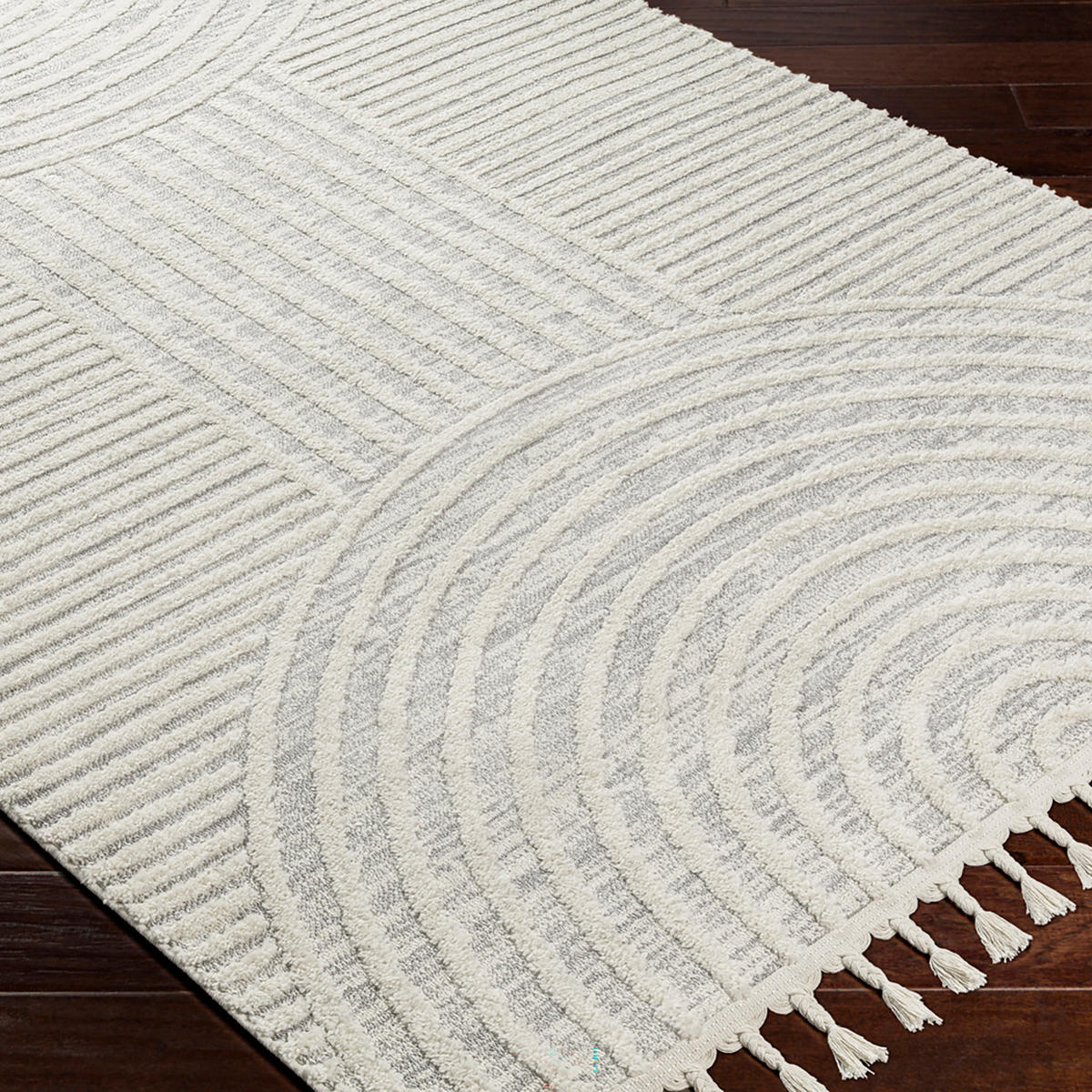 KURZFLORTEPPICH Matilda 160/213 cm Hellgrau - Hellgrau, Textil (160/213cm) - LIVABLISS
