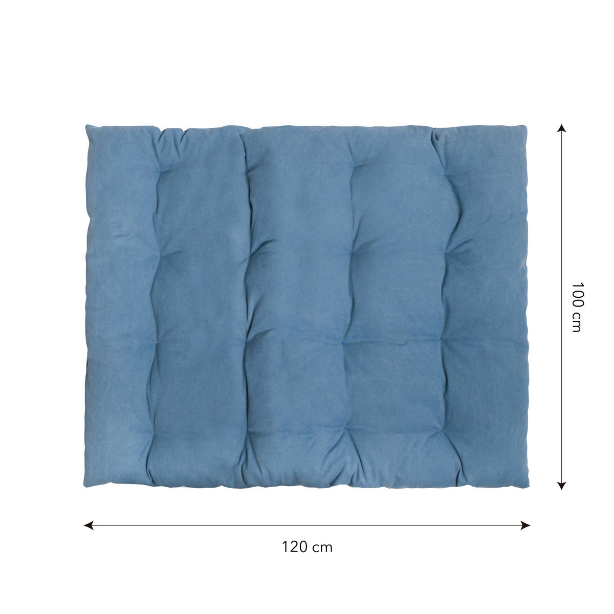 BODENKISSEN aus Baumwolle, blau, 120/100 cm CIELO - Blau, Textil (120/100/8cm) - RNT By Really Nice Things
