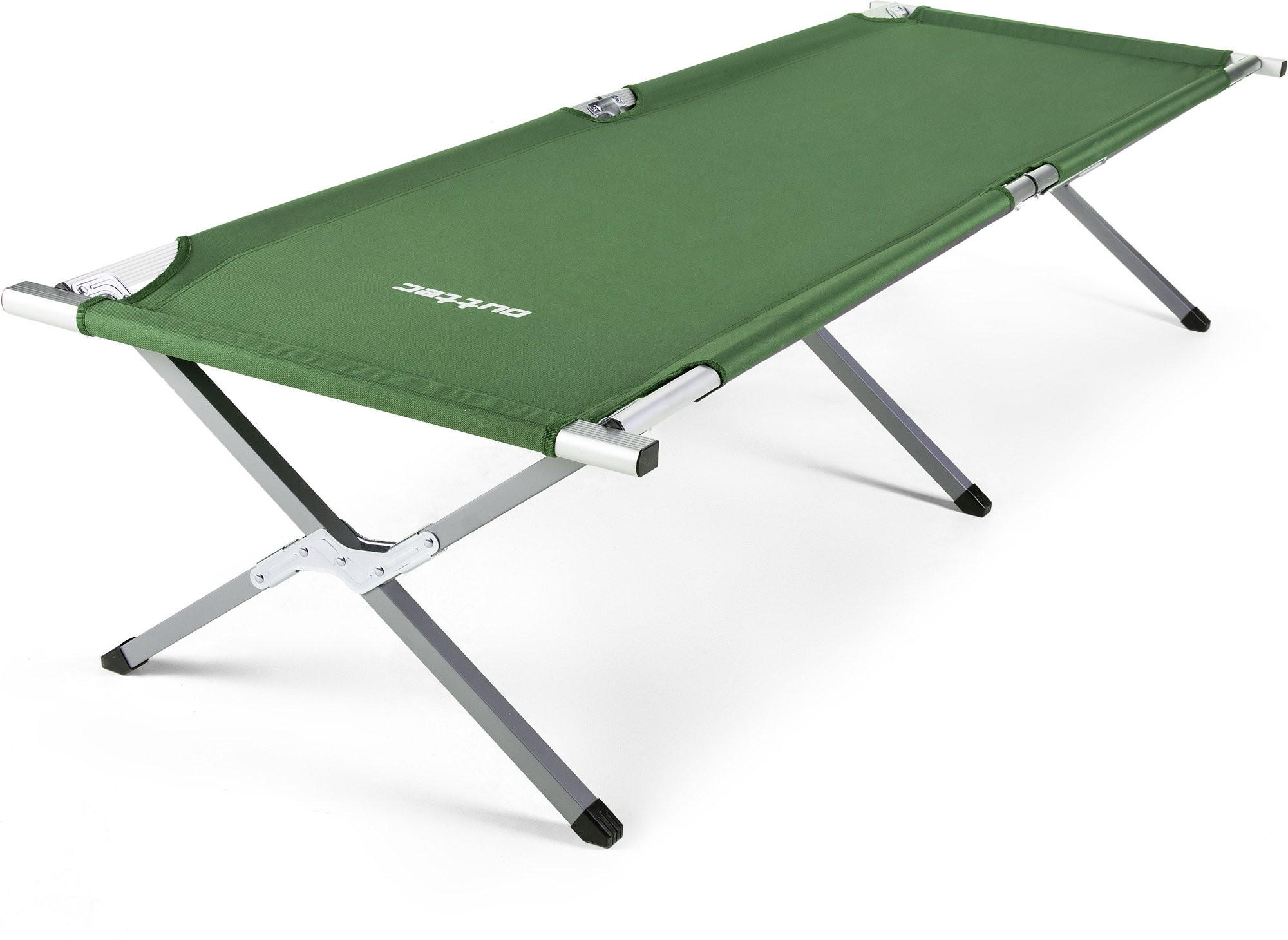 CAMPINGBETT 203/62/45 cm - Grün, Textil/Metall (203/45/62cm) - Outtec