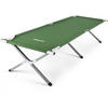 CAMPINGBETT 203/62/45 cm - Grün, Textil/Metall (203/45/62cm) - Outtec