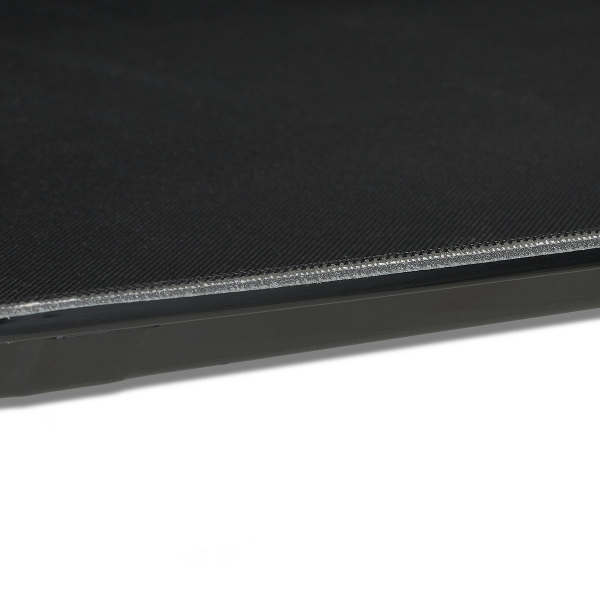 2XSERVIERTABLETT - Schwarz, Kunststoff (56/2/41cm) - Relaxdays