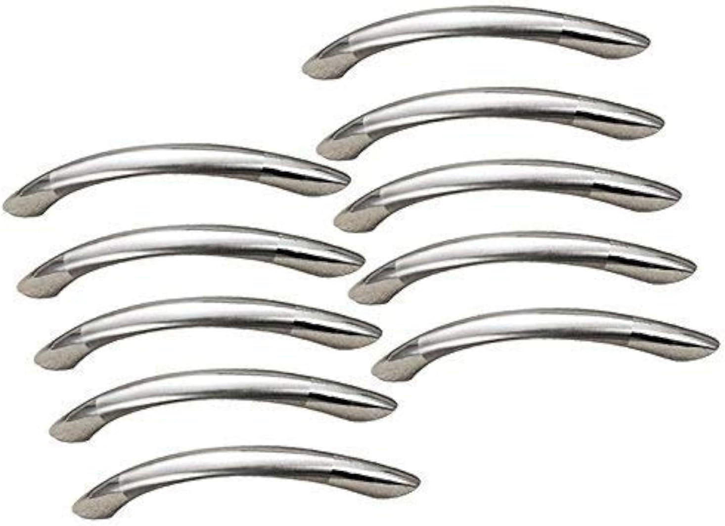 MÖBELGRIFF Silber 10er-Set 64 mm Edelstahl - Silberfarben, Metall (2/3/8.3cm)