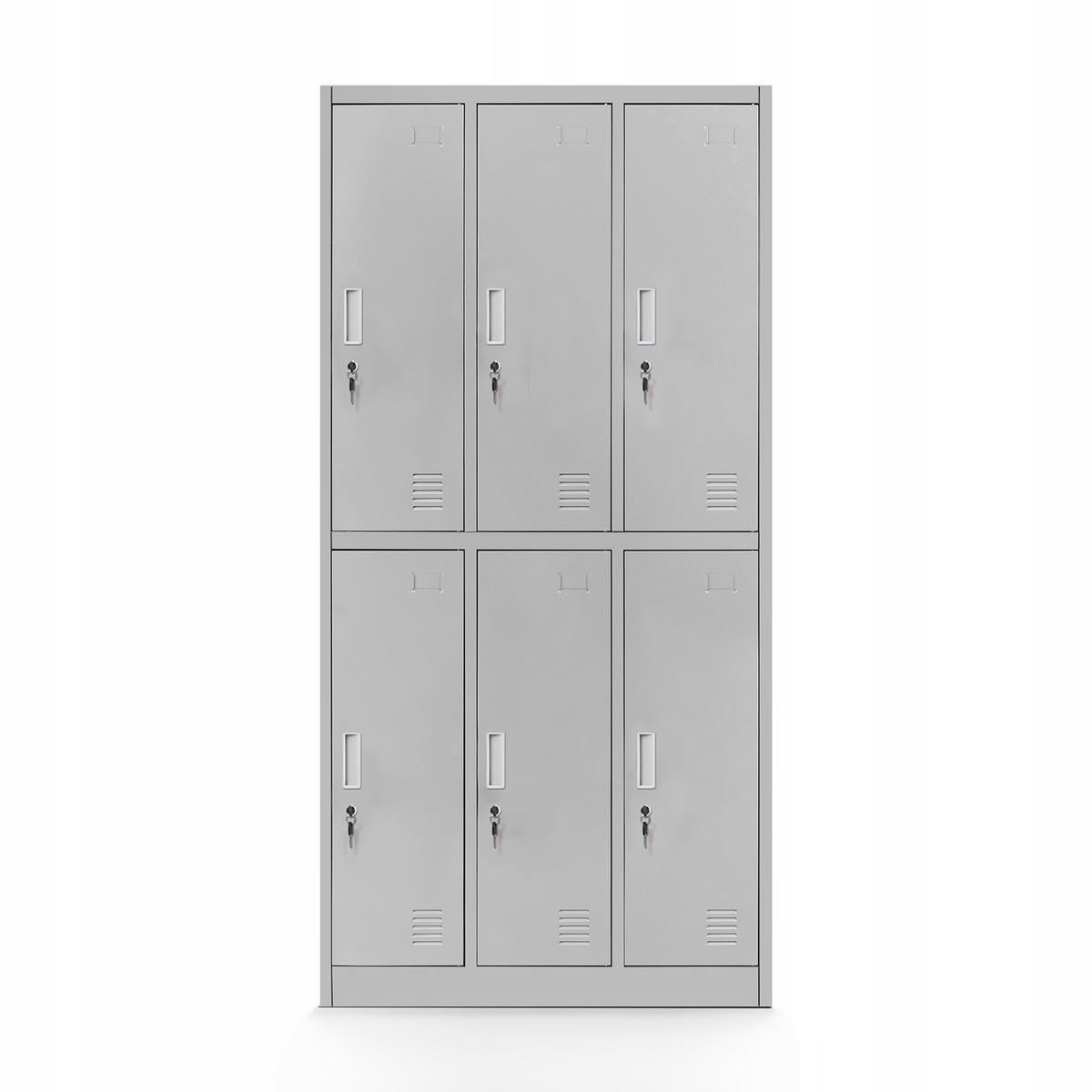 SCHLIESSFACHSCHRANK IGOR - Grau, Metall (90/185/45cm) - Jan Nowak