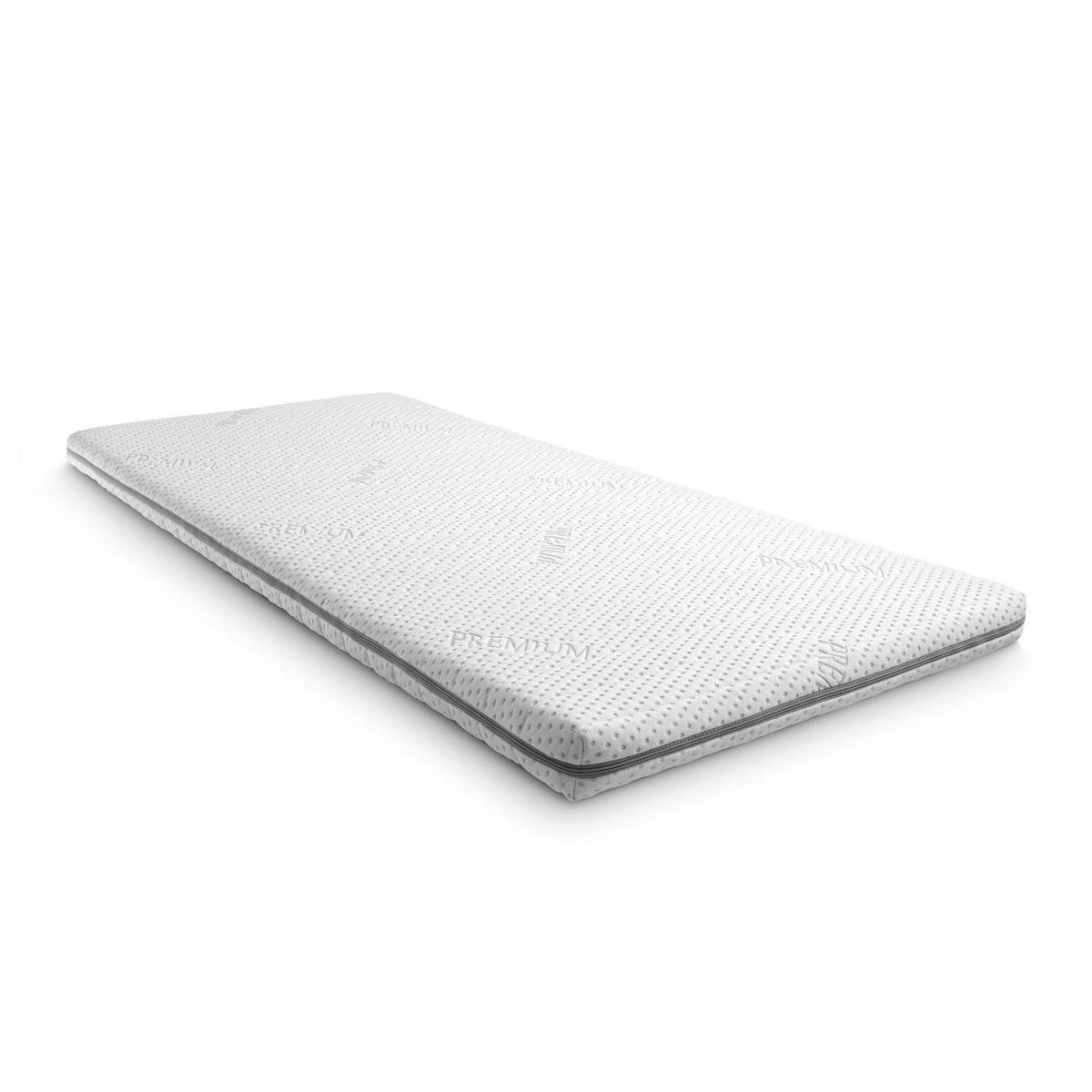 TOPPER Premium 100x200 cm - Weiß, Textil (100/200cm) - Supportho
