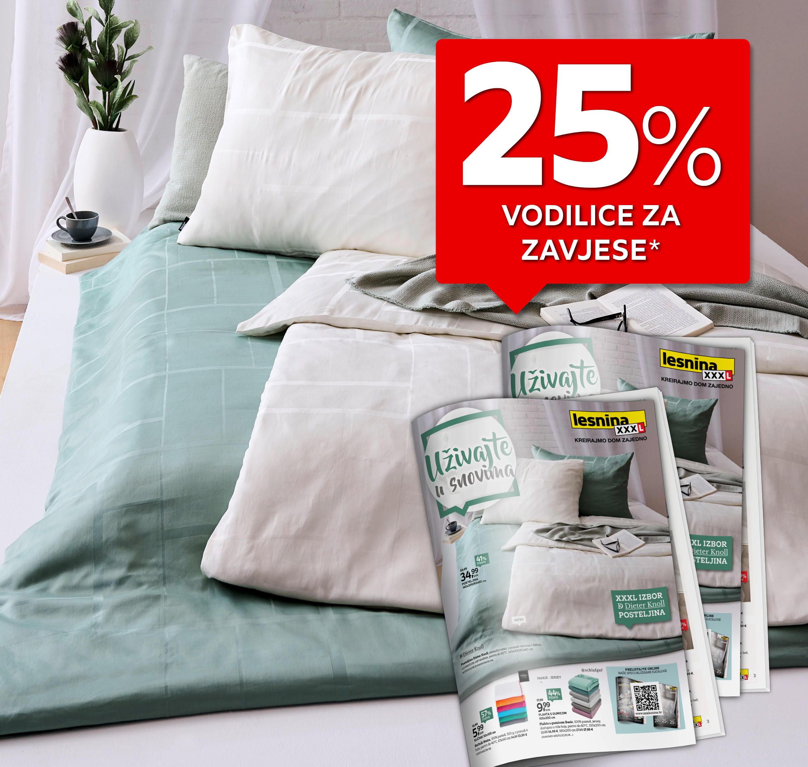 25% vodilice za zavjese*