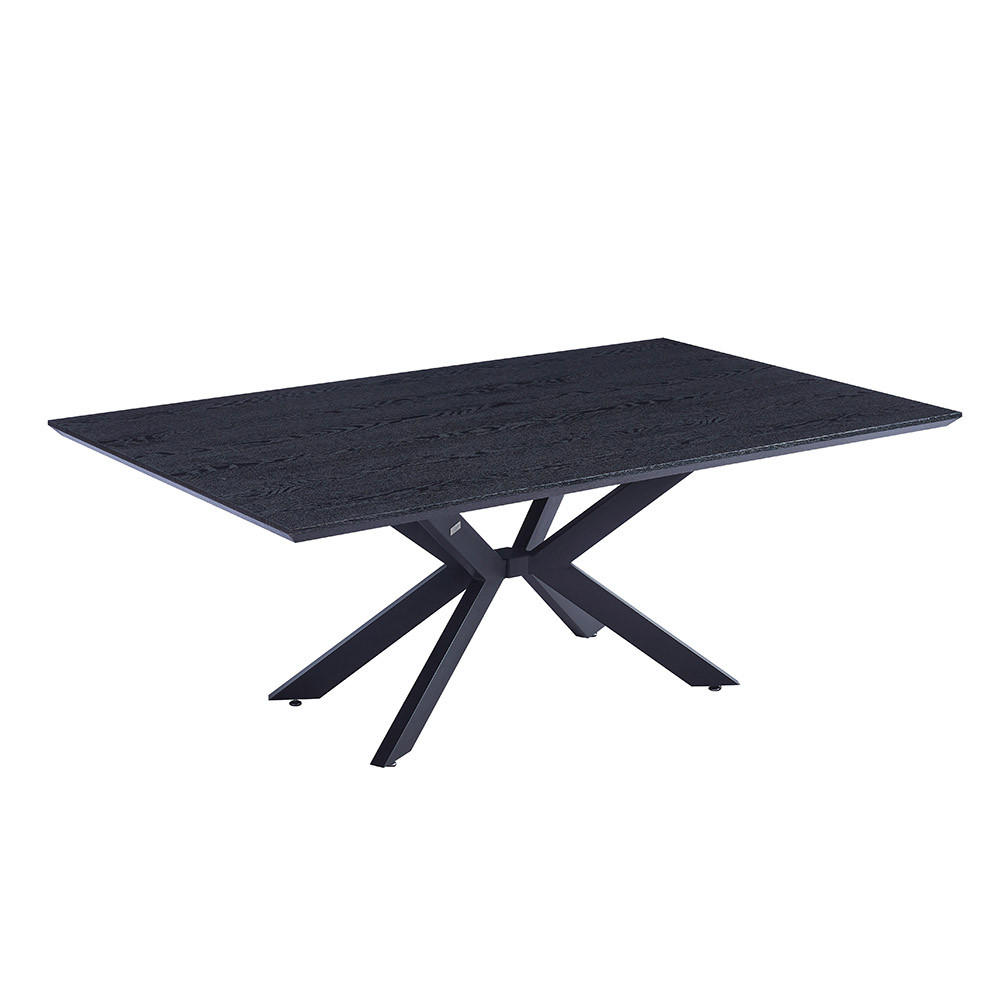 ESSTISCH ECKIG AVENCIA - Dark Oak, 200 x 120 cm - Schwarz, Holz (200/120/76cm) - Home Deluxe