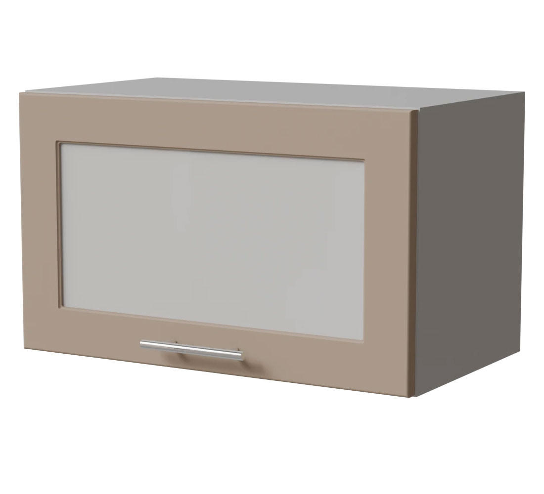 Feldmann-Wohnen Klapphängeschrank Graubraun, Grau 60x36x32.5 cm