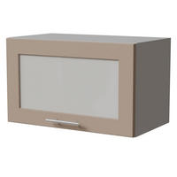 KLAPPHÄNGESCHRANK Brerra W4BS/60 Grau / RAL 1019 graubeige Matt 60 / 32,5 / 36cm - Graubraun/Grau, Holz/Holzwerkstoff (60/36/32.5cm) - Feldmann-Wohnen