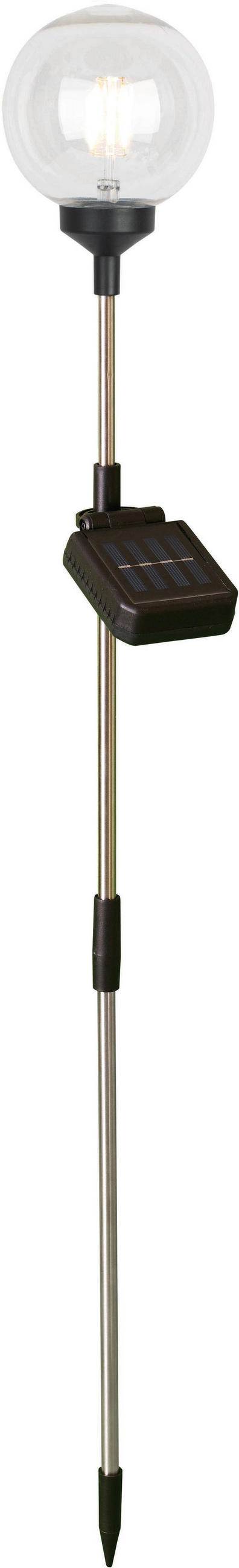LED-SOLAR-GARTENSTÄBE - automatische Beleuchtung für stimmungsvolles Licht im Außenbereich - Weiß, Kunststoff (10/10/80cm) - Northpoint